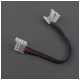 Złączka LED RGB 10mm dwustronna z przewodem -zdjęcie numer 1