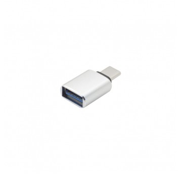Adapter USB-C USB-A srebrny