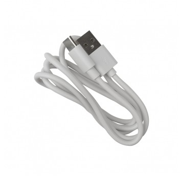 Kabel USB-A/USB-C biały 1m