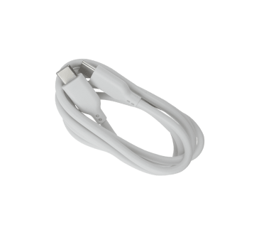Kabel USB-C biały 1m