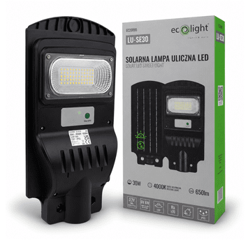 Lampa uliczna solarna 30W 4000K