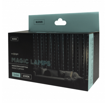 Magiczna kurtyna 100led 1m*1m 6500K,DC5V