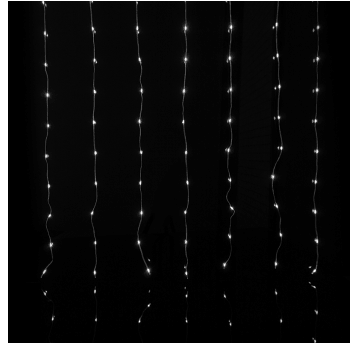 Magiczna kurtyna 100led 1m*1m 6500K,DC5V