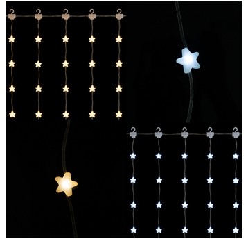 Magiczna kurtyna 100led 1m*1m CCT Mleczna gwiazdka