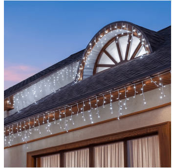 Magiczna kurtyna 150led 8tryb IP44 8000K 5,2m 230V