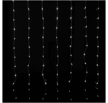 Magiczna kurtyna 200led 3m*1m 6500K,DC5V