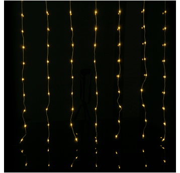Magiczna kurtyna 400led 3m*2m 3000K,DC5V