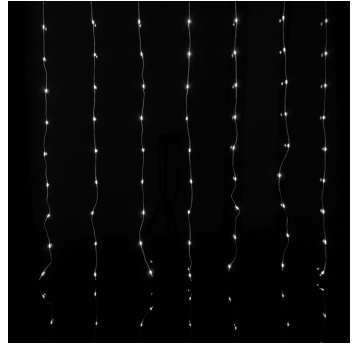 Magiczna kurtyna 400led 3m*2m 6500K,DC5V