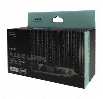 Magiczna kurtyna 400led 3m*2m 6500K,DC5V