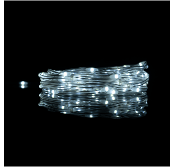 Magiczne lampki 100 led 6500K 10m DC5V