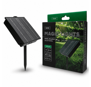 Magiczne lampki panel solarny 2400mAh 5V/2W USB