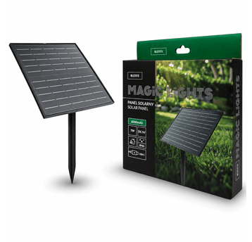 Magiczne lampki panel solarny 6000mAh 5V/7W USB