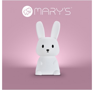 MARY'S lampka LED Zając mały biały RGB+WW +RC
