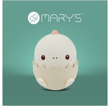 MARY'S lampka nocna LED Baby dino RGB różowy