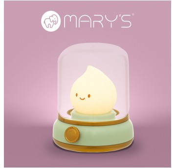 MARY'S lampka nocna LED Płomyczek zielony