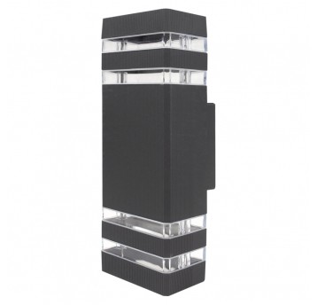 Oprawa elewacyjna OE-1S 2XGU10 IP54 ANTRACYT