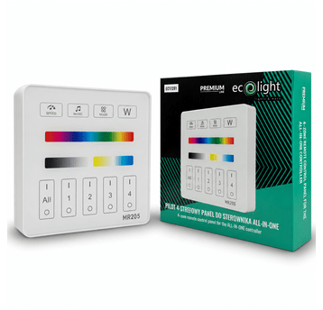 Pilot 4-strefowy panel do sterownika all-in-one B