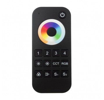 Pilot RT10 do sterowników RGB+CCT 4-strefowy dotykowy czarny