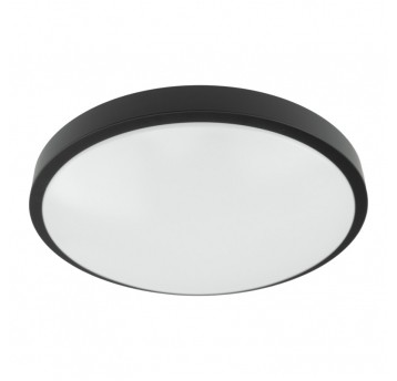 PLAFON 2xE27 NATYNKOWY OKRĄG CZARNY