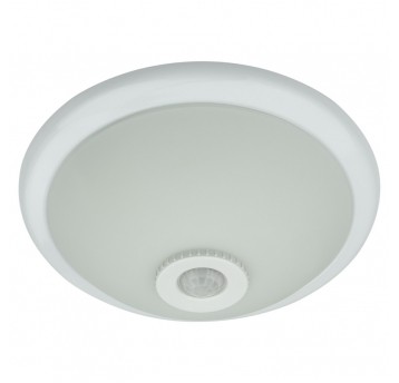 Plafon szklany2xE27 z czujnikiem PIR