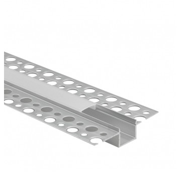 Profil GP02 podtynkowy anodowany +klosz mleczny 2m