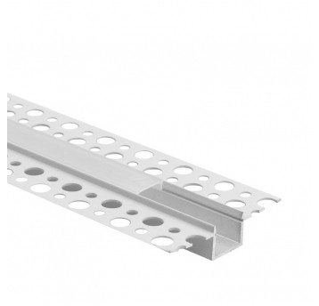 Profil GP02 podtynkowy biały +klosz mrożony 2m