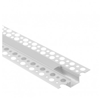 Profil GP03 podtynkowy biały + klosz mrożony 3m