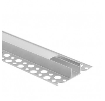 Profil GPP01 podtynkowy anodowany +klosz mleczny 1m