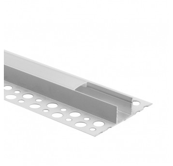 Profil GPP03 podtynkowy biały + klosz mleczny 3m