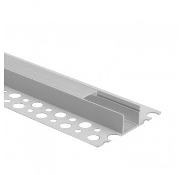 Profil GPP03 podtynkowy biały + klosz mrożony 3m