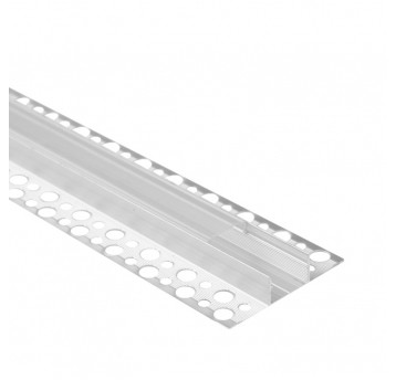 Profil GPPS01 podtynkowy anodowany +klosz transparentny 1m