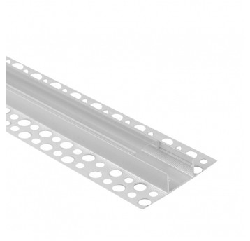 Profil GPPS01 podtynkowy biały + klosz transparentny 1m