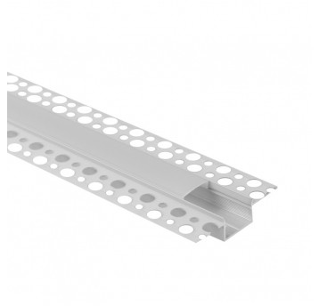 Profil GPS02 podtynkowy biały + klosz mleczny 2m