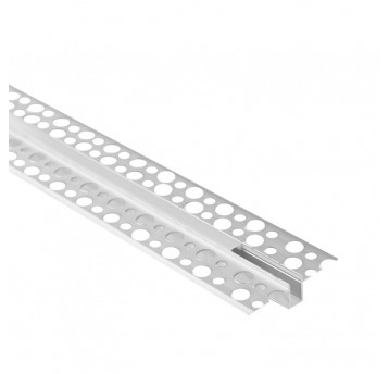 Profil GPW01 podtynkowy anodowany+ klosz mleczny 1m