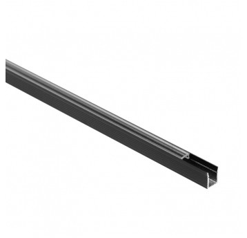 Profil NW02 natynkowy czarny + klosz transp. 2m