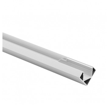 Profil R03 narożny biały + klosz transparentny 3m