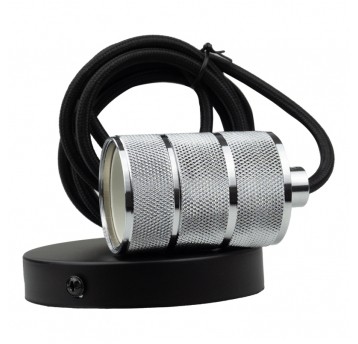 SERIA ZERO Oprawa sufitowa wisząca 2m E27 OSW-1 Chrom