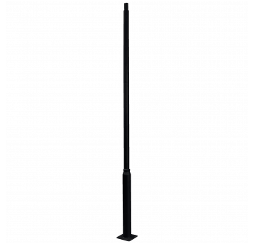 Słup oświetleniowy składany fi 60mm 3m czarny