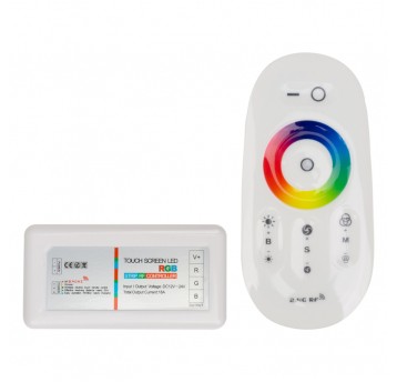 Sterownik RGB dotykowy 18A 216W RF BIAŁY