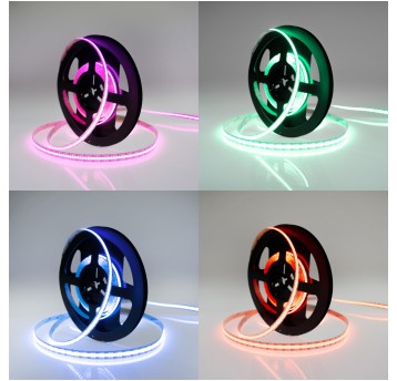 Taśma LED COB 450 15W/m RGB 12V IP20/5m/P