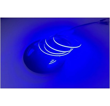 Taśma LED COB 480 630lm 9W/m 12V IP20 Niebieska 5m