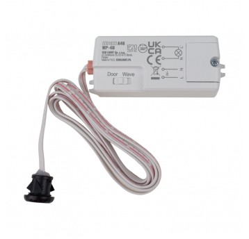 Wyłącznik bezdotykowy PIR 2w1 WP-4B uruchamiany ruchem ręką lub drzwi max. 500W detekcja ruchu 5-6cm
