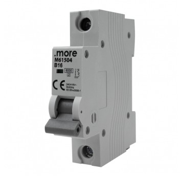 Wyłącznik nadprądowy 6kA 1P B16A "U"