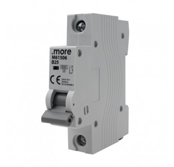 Wyłącznik nadprądowy 6kA 1P B25A "U"