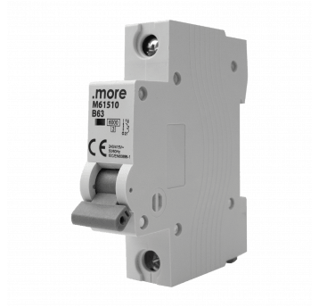 Wyłącznik nadprądowy 6kA 1P B63A "U"