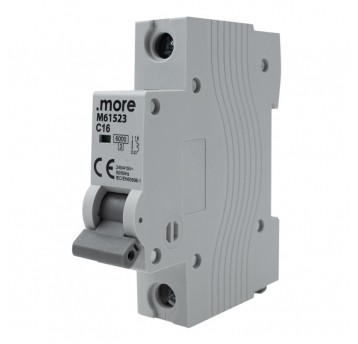 Wyłącznik nadprądowy 6kA 1P C16A "U"