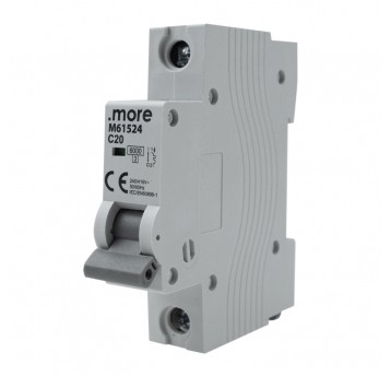 Wyłącznik nadprądowy 6kA 1P C20A "U"