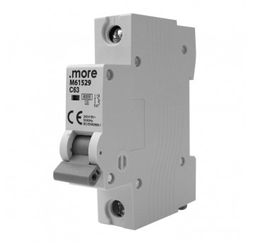 Wyłącznik nadprądowy 6kA 1P C63A "U"