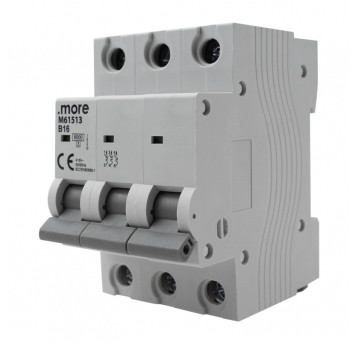 Wyłącznik nadprądowy 6kA 3P B16A "U"