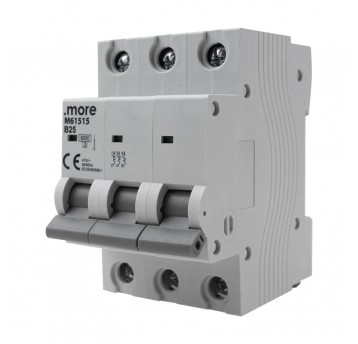 Wyłącznik nadprądowy 6kA 3P B25A "U"